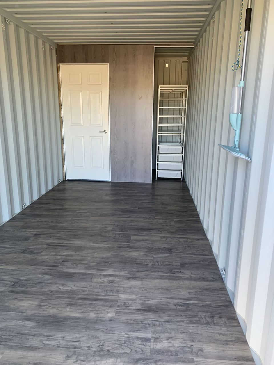 After: Shipping container conversion