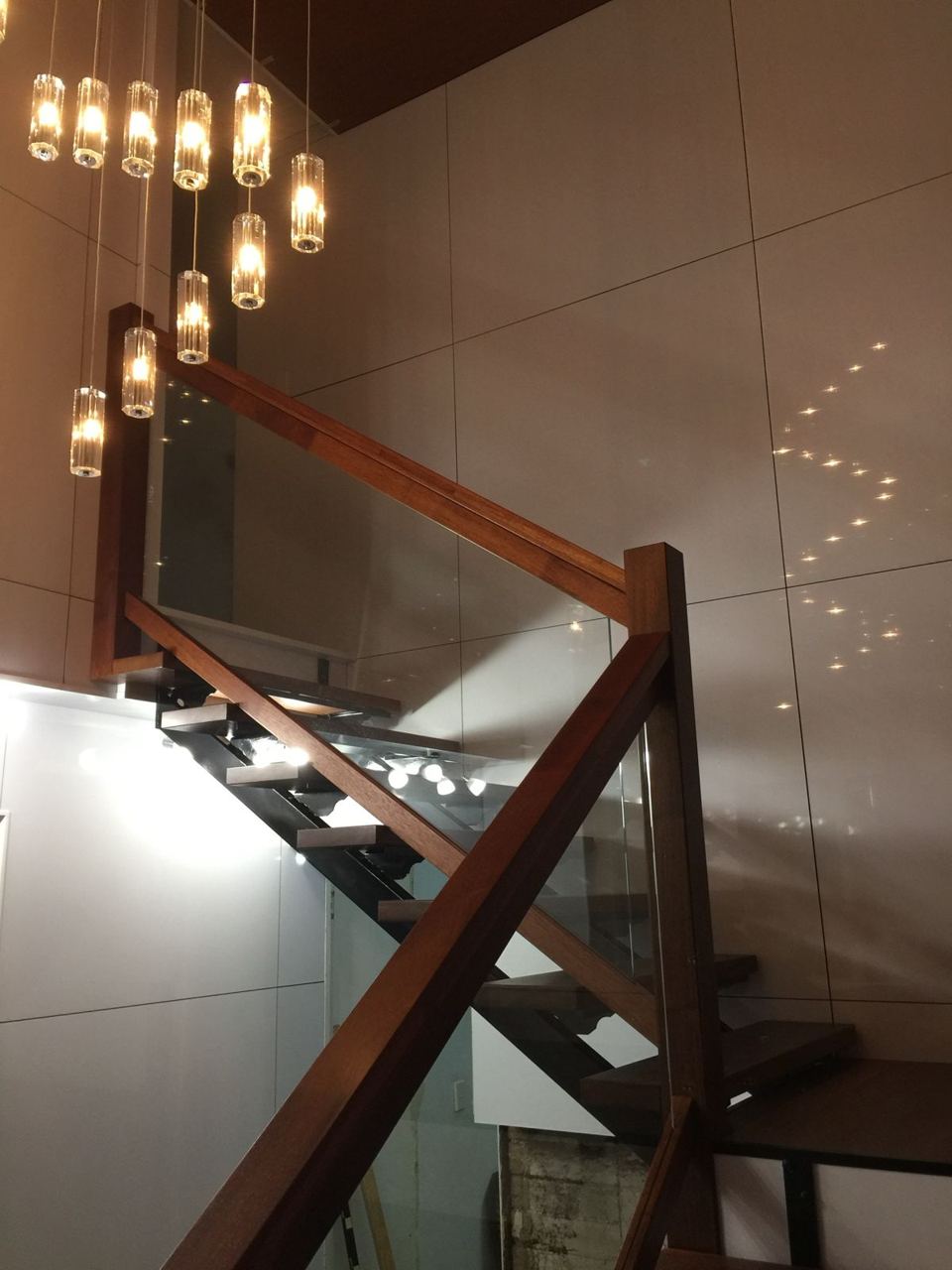 After: Double-height stairwell